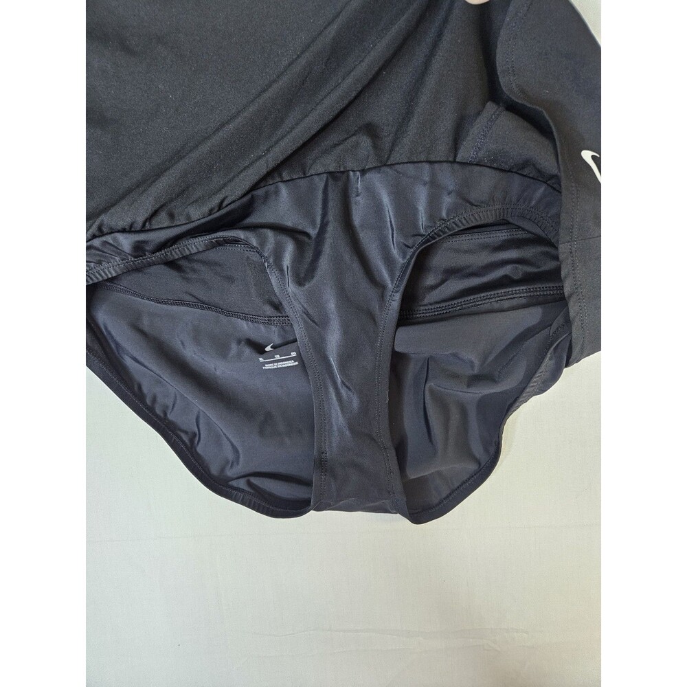 NIKE Swim Skirt Women's Size XL Black Solid Board Activewear Lined Skort - Picture 10 of 13